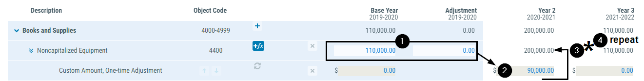 Image of example 4 calculation as described